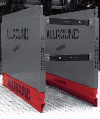 Of course, the same mobile cutting edges can also be used for the extension panels in ALLROUND slide rail