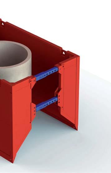 The lightweight manhole box is specially designed for small to medium
