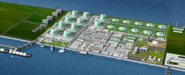 Natural Gas Development in Korea There are three LNG terminals and nationwide pipeline networks for transport of natural gas. National Pipeline Network Storage : 4.