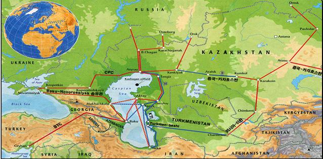 Oil Pipelines in Caspian