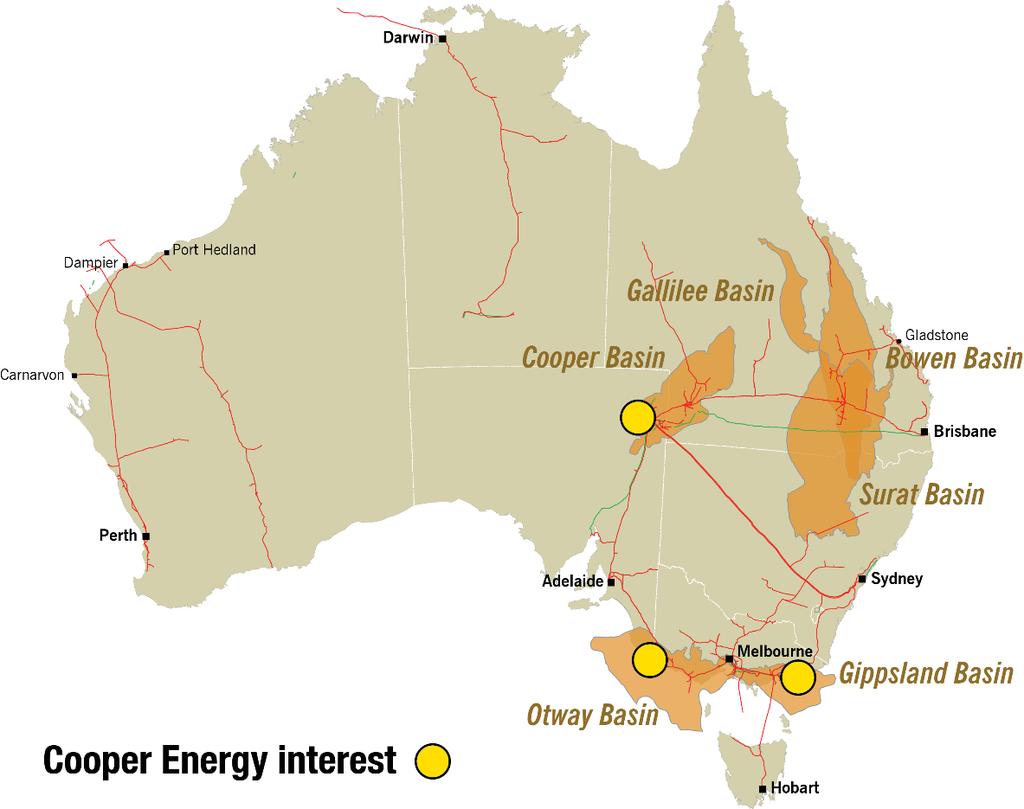 Gippsland Basin: Eastern Australia s largest gas source: BMG Project: 65% interest & Operator Hold 22.