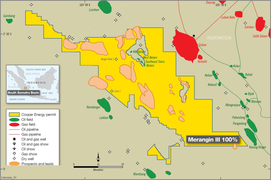 COE awarded permit May 2013 for a 6 year exploration initial term Key play types are structural and carbonate reefs Shallow oil prospect potential 5-10MMbbl Deep gas prospect
