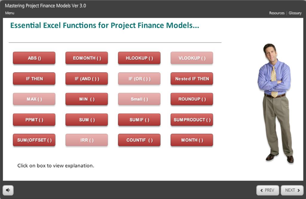 courses are a comprehensive and complete Project Finance training solution covering