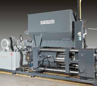 Baling and cutting Recycling 7 Focusing on the customer Hydraulic drives are highly eective The German company Weima Maschinenbau manufactures various types of shredders and