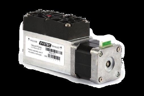 INCREASE THE QUALITY USING systec ZHCR AND Systec AF Systec ZHCR Vacuum Pump Introducing the ZHCR (Zero Hysterisis Constant Run) stepper motor driven vacuum pump, specifically designed and developed