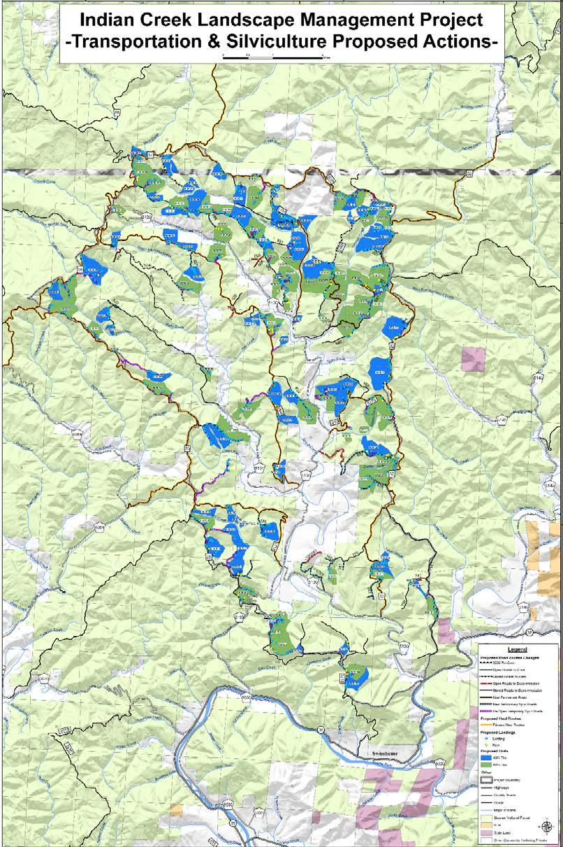 5 of 5 Figure 2. Indian Creek Landscape Management Project map of proposed modified actions.