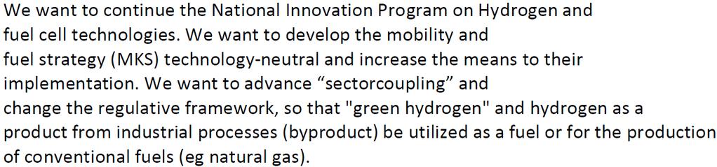 GERMAN COALITION AGREEMENT BETWEEN CDU, CSU AND SPD IS STRONGLY REFERRING TO HYDROGEN