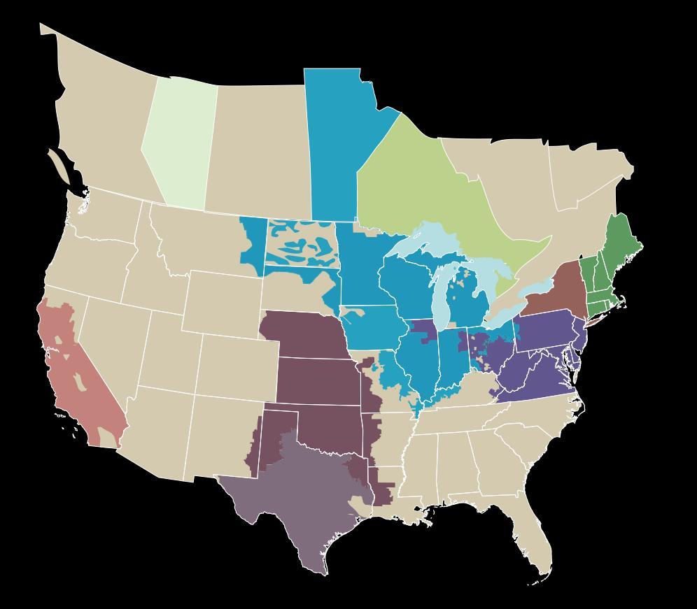 Geographically, Midwest ISO is the largest regional transmission company and independent