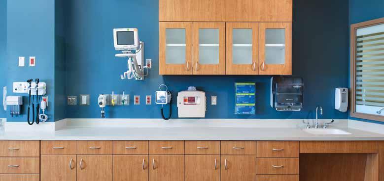 PARTNERSHIPS FOUNDED ON INTEGRITY PSI Healthcare Solutions including casework, wall panel systems and patient headwalls are all designed with compatible components allowing them to work together as