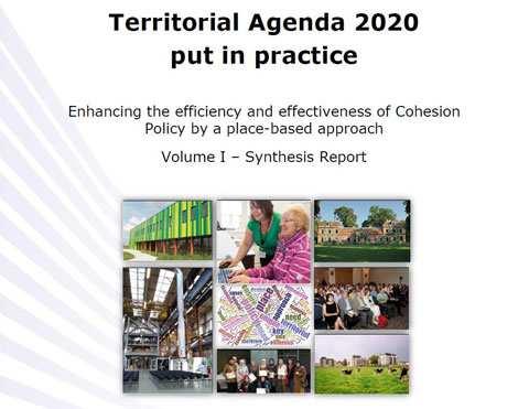 Policy origins of integrated territorial development Definition of integrated, place-based development promotion of bundles of integrated, placetailored public goods and services, designed and
