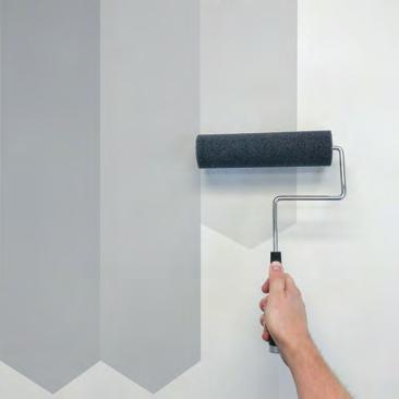 Flex Base Coat MUST be used with Flex Dimensions and Flex Pearl. Stir Flex Base Coat and roll one coat using a quality ½ inch nap roller cover.