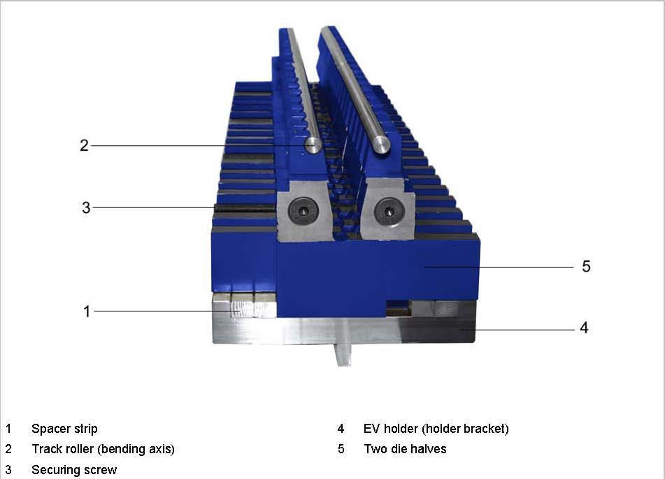 1. Description 1.1 General The VLM die helps in convenient bending of various sheet thicknesses in one set-up in the thick sheet area.