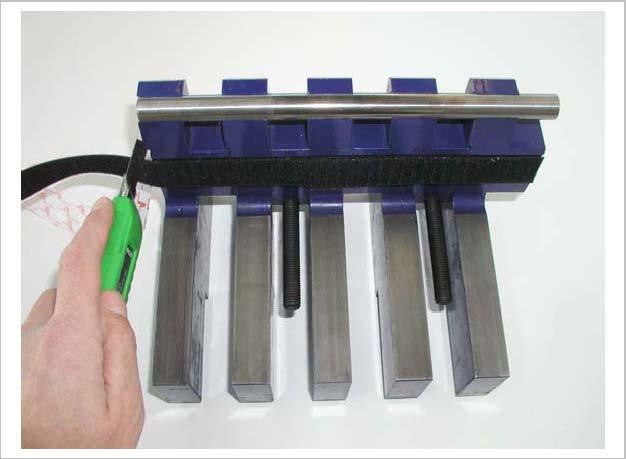 2. Trim the Velcro strip