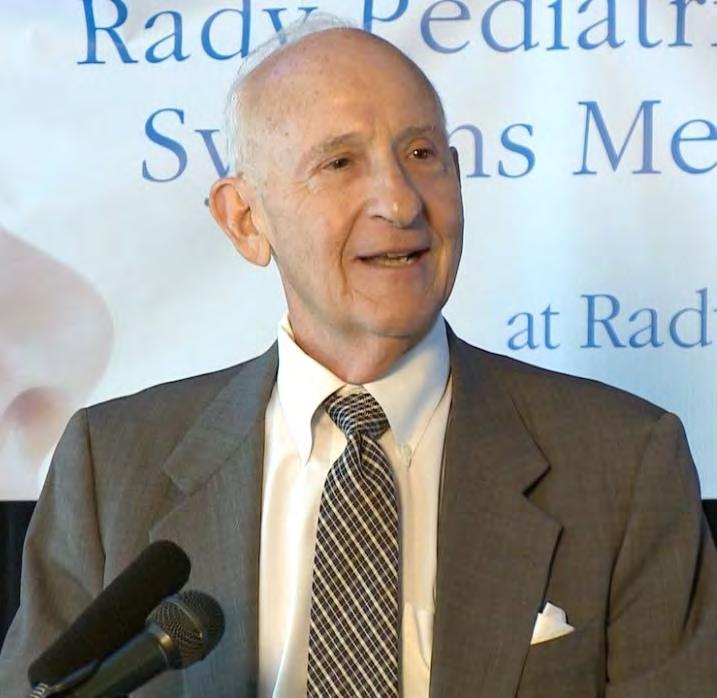San Diego Person of the Year It was one of the most generous acts of philanthropy ever in San Diego and raised his total contributions to the hospital to an