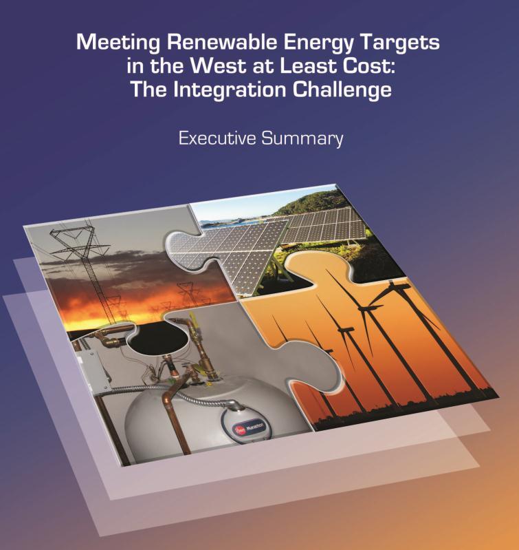 New Western Governors Association report explores ways to reduce costs for integrating wind and solar resources, barriers and possible state actions By RAP (lead), Exeter Associates & National