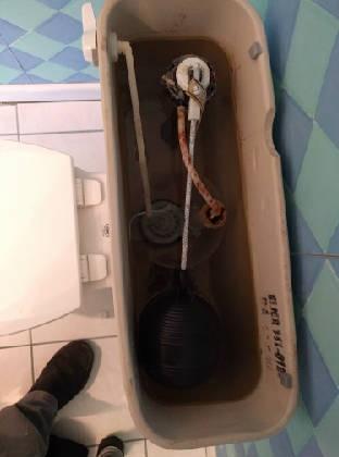 This is typical on the inside and did not effect the operation of the toilet. 4. HVAC Source: 5. Ventilation: Master Bathroom Bathroom 6.