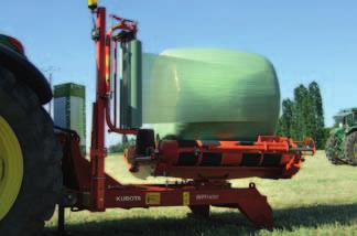 When the bale is being transported to the storage site for wrapping, the WR1100 is the ideal solution.