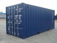 conflict zones. Flatpack containers use the same skeletal structure as marine containers, but without the steel sheets.