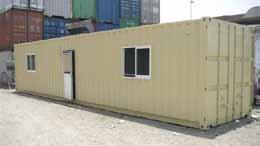 Transportation Since these units come in a knock down structure, 4 units can be mounted on a single trailer or a single 20 container,