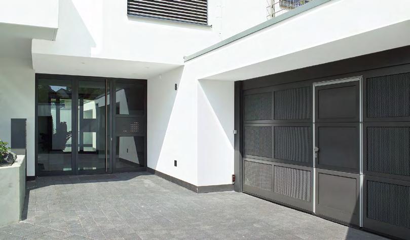 9 Collective garages Variety of infill options, from expanded mesh