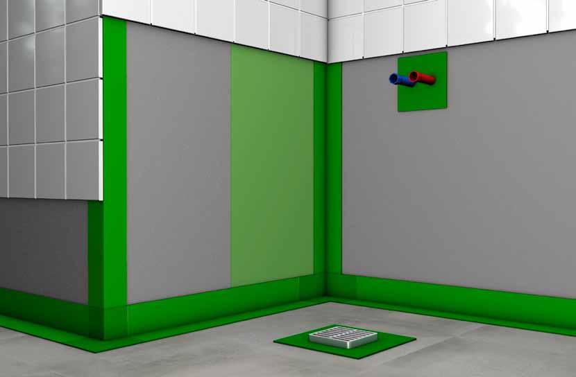 Waterproofing under tiles KÖSTER Products for waterproofing under tiles For longterm enjoyment of a wetroom area a complete and resistant waterproofing system is an important precondition.