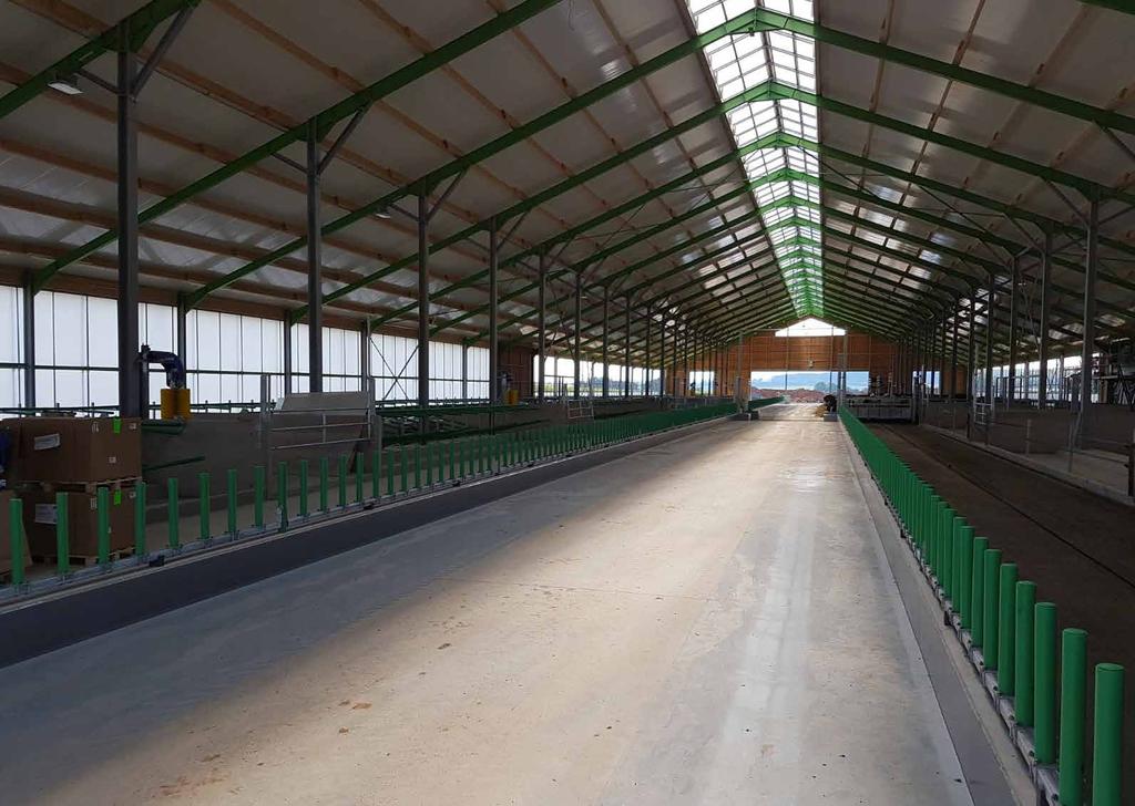This is the largest barn for dairy cows in Louxembourg, until now.
