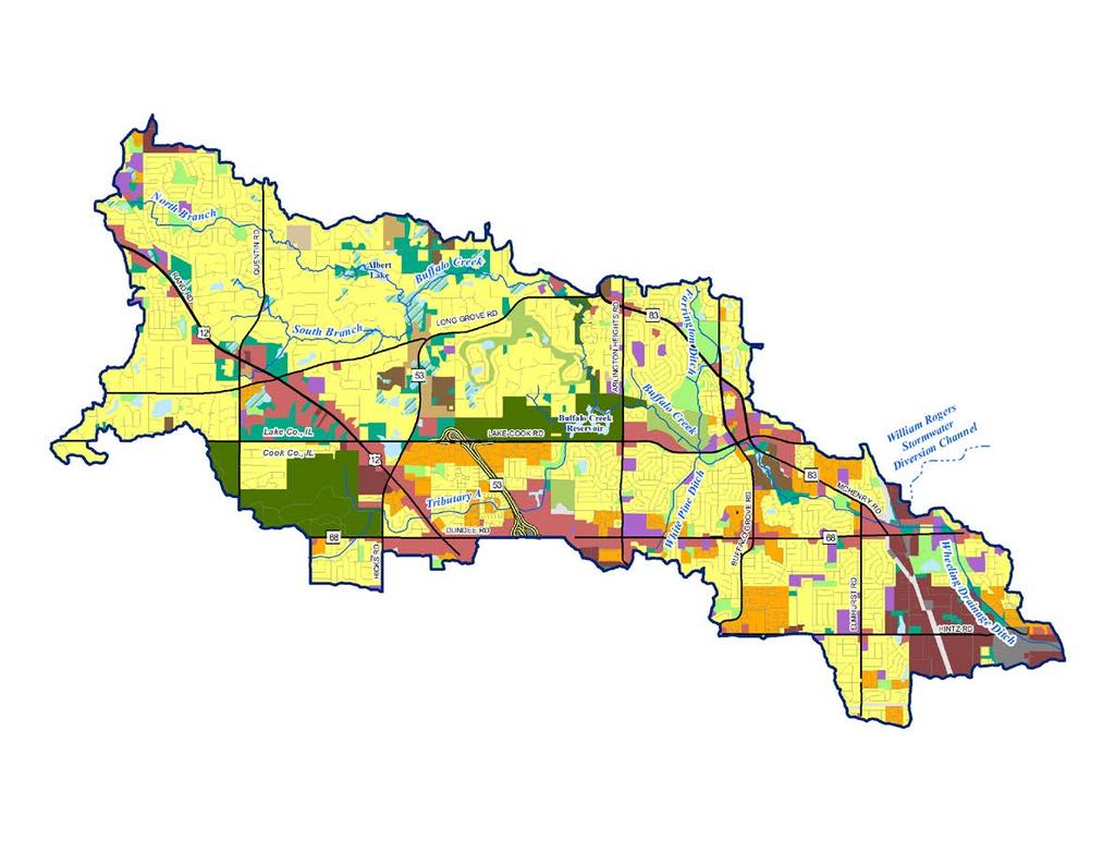 THE PAST Pre-settlement vegetation within the Buffalo Creek Watershed was evaluated as part of the planning process.