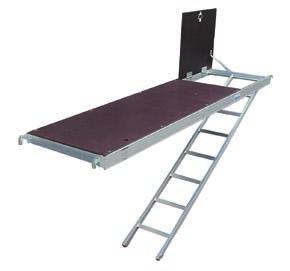 706034 with Hatch Aluminium frame with waterproof phenolic resin plate Non-slip walking area Stackable Width m 0,70 0,70 0,70 0,70 0,70 Height