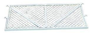 g. on lattice beams For insertion of standard platforms On request further lengths available Safety Side Net Steel, galvanized Fall protection, e.g. for roofing works Length m 2,45 2,95 Weight kg 8,5 10,2 Art.
