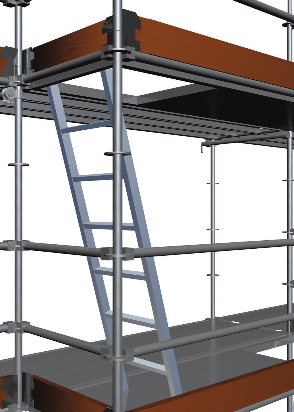 Access Scaffolding ladders provide access to working platforms.