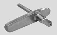 5:1 on ultimate pull-out values. EXTRACTOR TOOL The anchor screws are cast in and are easily removed using an extractor tool.