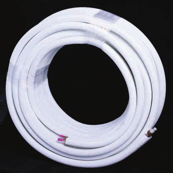 High quality insulation prevents condensation during air-conditioner operation, enhances ef ciency and Pipe 1 Outer Diameter