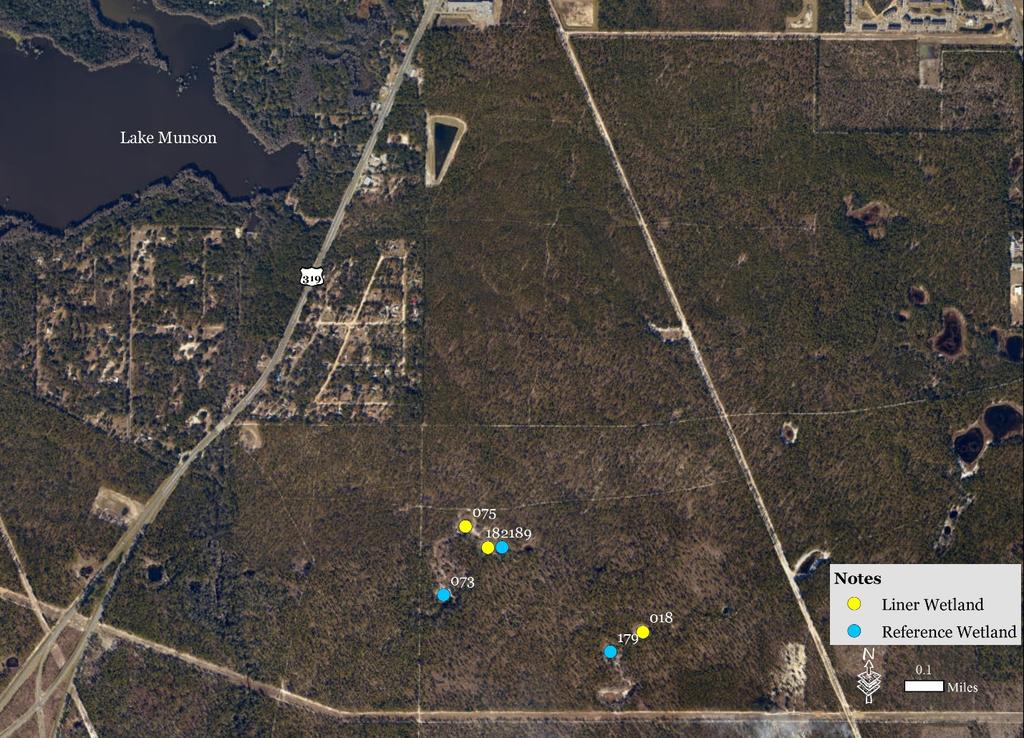 METHODS Study Area The project is located within the Apalachicola National Forest (ANF) just south of Tallahassee, FL in Leon County (Figure 1).