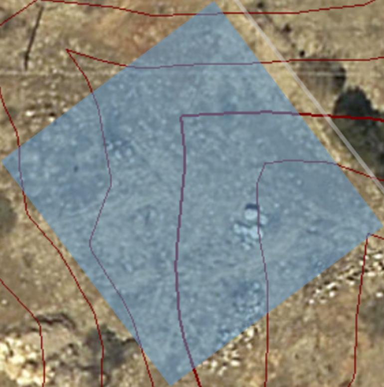 PROPOSED DISPOSAL AREA FOR MATERIAL