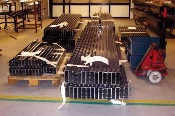 Production The prefabricated elements are manufactured under