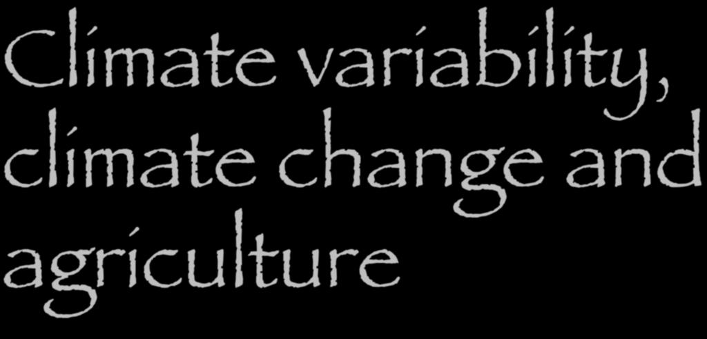 Climate variability,