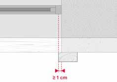 1 2 3 The battens must overlap at window and door reveals by 1 cm or