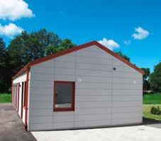 Garden offices, equipment storage buildings, shelters and stockades Cembrit HD fibre cement boards for high impact resistance Cembrit HD (Heavy Duty) is