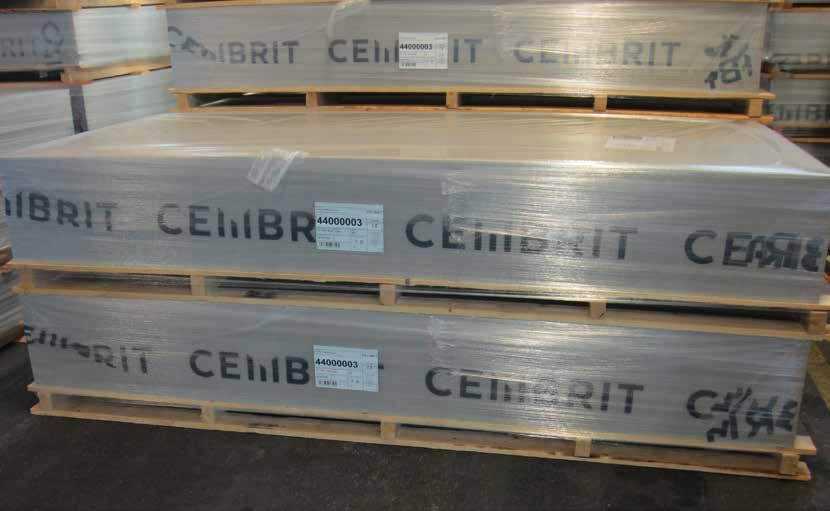 Storing and handling of Cembrit products Cembrit products are delivered with plastic protection. If undamaged the plastic cover provides good protection against weather during transportation.
