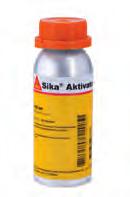PRODUCT OFFERING Sika Aktivator-205 Sika Aktivator-100 Pre-treatment agent for non porous substrates Bonding activator To clean and activate the following non-porous substrates: Metals Plastics