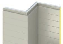 Compatible with the complete range of Kingpsan insulated wall panels, and available in the same colour options.