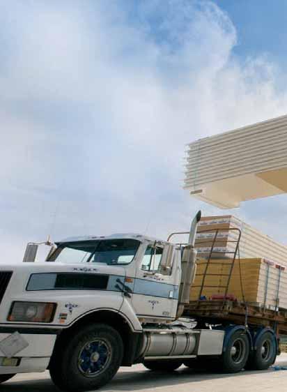 Site handling Packing, delivery, off-loading and site storage Packing The number of panels in each pack varies depending on panel thickness and customer requirements.