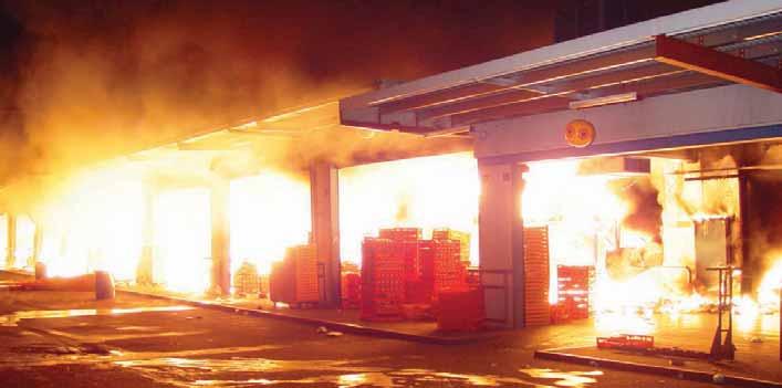 Fire performance Incident: Tip Top Bakery fire, 02.06.