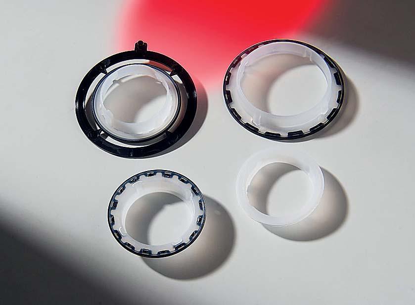 2-K (2-component) sealing washers 9 Tool and mold construction Always a strong partner A top quality tool is the basic key to success for efficient and perfect plastic part production.