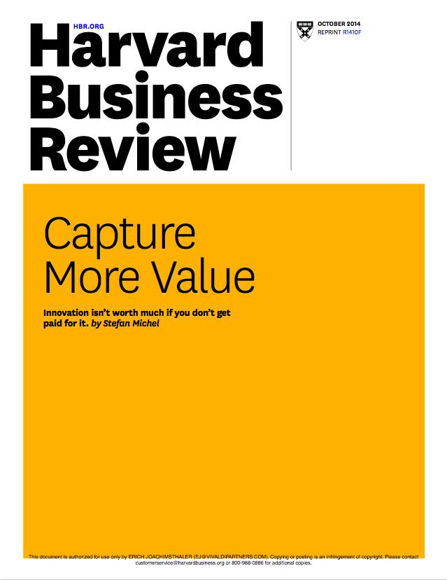 BUSINESS MODEL PERSPECTIVE 4 Besides focusing on value creation, companies should also attempt to