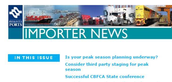 facilities, and importer premises Guide for Importers Importer News Peak Season Case Studies Trade