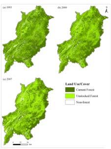 (2) Preparation of Biophysical Data and Integrated GIS Data Land use/cover