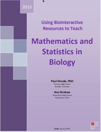 HHMI - Mathematics & Statistics in Biology Application in Biology - Example 2 - Page 15 Great Activity for