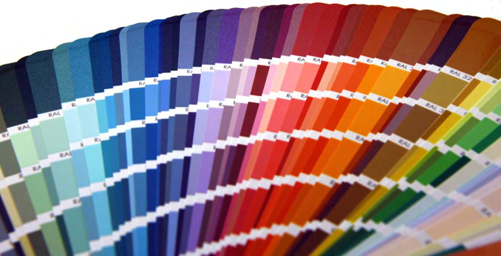 Nu-core Custom Colours Material is available in three Finishing options: 1 25μm Anodised 2 Powder coated 3 PVDF Kynar 500 Coating Nu-core offers unlimited range of Custom Colours with various Gloss