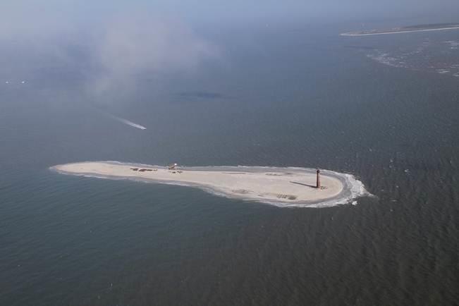 Sand Island Section 406 Oil Spill Mitigation Created an emergent island in a manner that will begin a reestablishment of the original Sand Island.